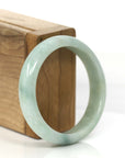 Baikalla Jewelry Jadeite Jade Bangle Bracelet Copy of Copy of Baikalla "Classic Bangle" Yellow Green Natural Burmese Jadeite Jade Bangle ( 57.8 mm )