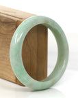 Baikalla Jewelry Jadeite Jade Bangle Bracelet Copy of Baikalla "Classic Bangle" Yellow Green Natural Burmese Jadeite Jade Bangle ( 57.8 mm )