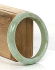 Baikalla Jewelry Jadeite Jade Bangle Bracelet Baikalla "Classic Bangle" Yellow Green Natural Burmese Jadeite Jade Bangle ( 57.8 mm )