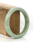 Baikalla Jewelry Jadeite Jade Bangle Bracelet Baikalla "Classic Bangle" Yellow Green Natural Burmese Jadeite Jade Bangle ( 57.8 mm )