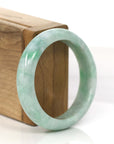 Baikalla Jewelry Jadeite Jade Bangle Bracelet Genuine Burmese Green Jadeite Jade Bangle Bracelet (56.23 mm) 