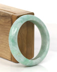 Baikalla Jewelry Jadeite Jade Bangle Bracelet Genuine Burmese Green Jadeite Jade Bangle Bracelet (56.23 mm) 