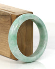 Baikalla Jewelry Jadeite Jade Bangle Bracelet Genuine Burmese Green Jadeite Jade Bangle Bracelet (56.23 mm) 