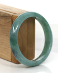 Baikalla Jewelry Jadeite Jade Bangle Bracelet Forest Green Classic Real Jadeite Jade Bangle Bracelet (57.34 mm) 