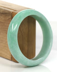 Baikalla Jewelry Jadeite Jade Bangle Bracelet High-quality Green Natural Burmese Jadeite Jade Bangle (59.68 mm ) 