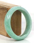 Baikalla Jewelry Jadeite Jade Bangle Bracelet High-quality Green Natural Burmese Jadeite Jade Bangle (59.68 mm ) 