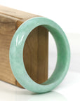 Baikalla Jewelry Jadeite Jade Bangle Bracelet High-quality Green Natural Burmese Jadeite Jade Bangle (59.68 mm ) 