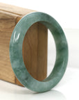 Baikalla Jewelry Jadeite Jade Bangle Bracelet Baikalla Forest Green Classic Real Jadeite Jade Bangle Bracelet (58.92mm) 