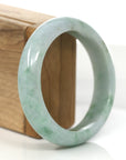 Baikalla Jewelry Jadeite Jade Bangle Bracelet Baikalla "Classic Bangle" Green Natural Burmese Jadeite Jade Bangle ( 57.62mm ) 