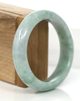 Baikalla Jewelry Jadeite Jade Bangle Bracelet Baikalla "Classic Bangle" Green Natural Burmese Jadeite Jade Bangle ( 57.62mm ) 