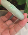 Genuine Burmese Jadeite Jade Bangle Bracelet (  56.6 mm )