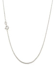 Baikalla Jewelry silver chain Italian Sterling Silver Bead Chain 18 inch