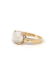 Baikalla Jewelry Gold Opal Ring 8 14k Yellow Gold Natural Australian Opal Ring