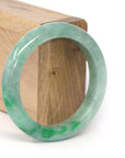 Baikalla Jewelry Jadeite Jade Bangle Bracelet Genuine Burmese Forest Green Jadeite Jade Bangle Bracelet ( 56.05 mm ) 