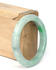 Baikalla Jewelry Jadeite Jade Bangle Bracelet Genuine Burmese Forest Green Jadeite Jade Bangle Bracelet (53.83 mm) 