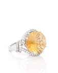 Baikalla Jewelry Gemstone Ring Baikalla™ Sterling Silver Natural Citrine 4 Prong Set Ring