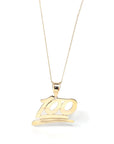 Baikalla Jewelry 14K Yellow Gold Pendant 14k Yellow Gold "100" Pendant Necklace