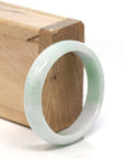 Baikalla Jewelry Jadeite Jade Bangle Bracelet Baikalla™ "Classic Bangle" Genuine Burmese Green Jadeite Jade Oval Bangle Bracelet (58.28 mm) 