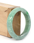 Baikalla Jewelry Jadeite Jade Bangle Bracelet Baikalla "Classic Bangle" Deep Green Natural Burmese Jadeite Jade Bangle ( 56.06mm )