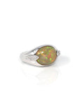 Baikalla Jewelry Gold Opal Ring 7 Baikalla™ "Charlotte" 18K Gold Ethiopian Opal Men's Ring