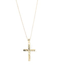 Baikalla Jewelry 14K Pure Yellow Gold Pendant Pendant Only 14k Yellow Gold Cross Charm Necklace