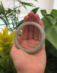 Genuine Burmese Green Jadeite Jade Bangle Bracelet (58.82 mm) 