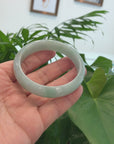 Baikalla Classic Green Genuine Jadeite Jade Bangle (58.89mm) 