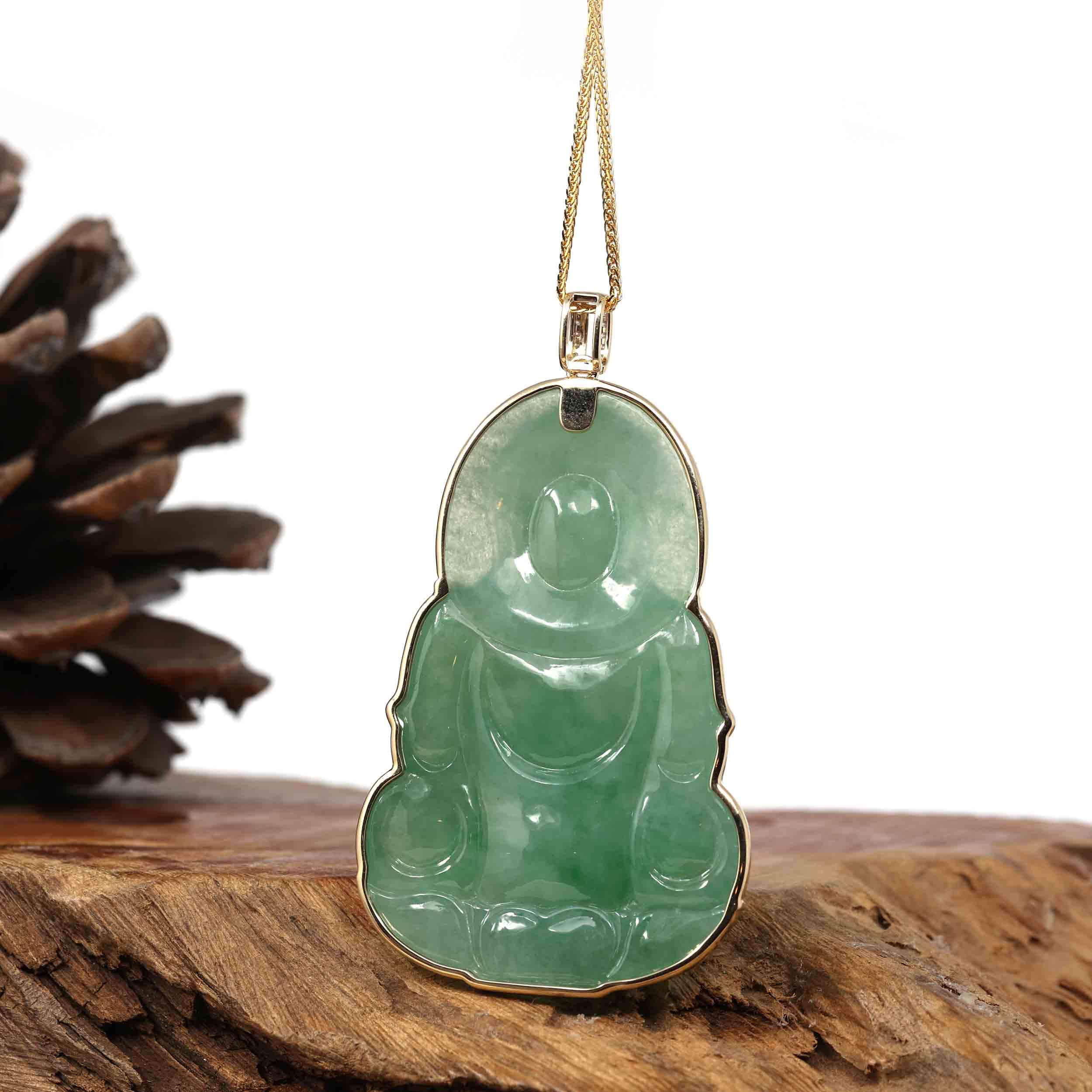 Burmese Guanyin store Jade pendant