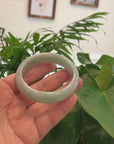 Baikalla™ "Classic Bangle" Genuine Burmese Jadeite Jade Bangle Bracelet (55.93mm)