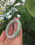 Baikalla Classic Real Jade Jadeite Bangle Bracelet ( 53.38 mm )