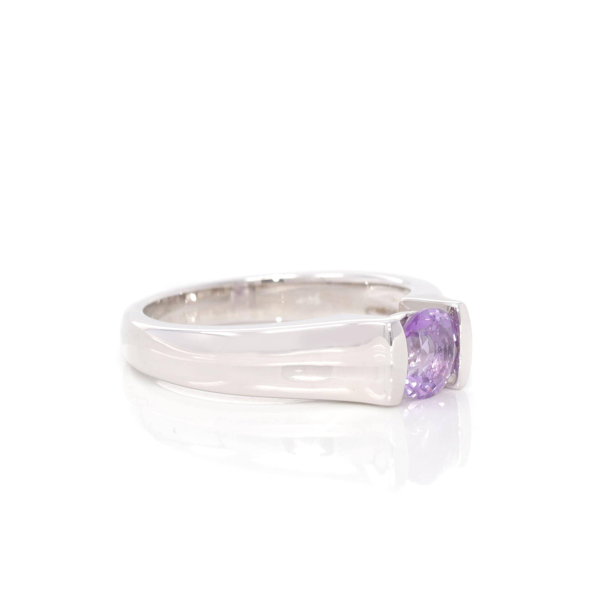 Baikalla Jewelry Gemstone Ring Amethyst Baikalla™ Sterling Silver Oval Swiss Blue Topaz & Amethyst Ring