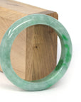 Baikalla Jewelry Jadeite Jade Bangle Bracelet Genuine Burmese Forest Green Jadeite Jade Bangle Bracelet ( 56.05 mm ) 