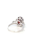 Baikalla Jewelry Gemstone Ring Baikalla™ Sterling Silver Red Garnet Ring