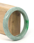 Baikalla Jewelry Jadeite Jade Bangle Bracelet Genuine Burmese Forest Green Jadeite Jade Bangle Bracelet (60.57 mm) 