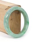 Baikalla Jewelry Jadeite Jade Bangle Bracelet Baikalla "Classic Bangle" Forest Green Natural Burmese Jadeite Jade Bangle ( 55.91 mm )  