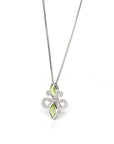 Baikalla Jewelry Gemstone Ring Baikalla™ Sterling Silver Light Green Peridot Pendant