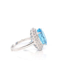 Baikalla Jewelry Gemstone Ring Baikalla™ Sterling Silver Sky Blue Topaz Ring