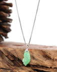 Baikalla Jewelry Jade Pendant Necklace Baikalla c Lucky Fish Carving Pendant Necklace Natural Jadeite Jade JG151