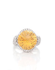 Baikalla Jewelry Gemstone Ring Baikalla™ Sterling Silver Natural Citrine 4 Prong Set Ring