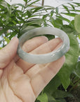 Baikalla Blue Green Classic Real Jadeite Jade Bangle Bracelet (58.40mm) 