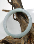 Baikalla Jewelry Jade Bangle Genuine Burmese Jadeite Jade Bangle Bracelet ( 63.4 mm)