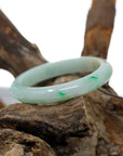 Baikalla Jewelry Jade Bangle Genuine Burmese Jadeite Jade Bangle Bracelet ( 57.0 mm )