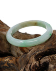 Baikalla Jewelry Jade Bangle Genuine Burmese Jadeite Jade Bangle Bracelet ( 57.0 mm )