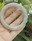 Baikalla Blue Green Classic Real Jadeite Jade Bangle Bracelet (57.30mm) 