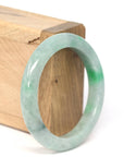 Baikalla Jewelry Jadeite Jade Bangle Bracelet Genuine Burmese Forest Green Jadeite Jade Bangle Bracelet (53.83 mm) 