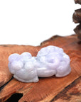 Baikalla Jewelry genuine jadeite carving Baikalla™ Pi Xiu Genuine Burmese Lavender Jadeite Jade PiXiu Pendant Necklace (FengShui Lucky)