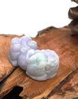 Baikalla Jewelry genuine jadeite carving Baikalla™ High-End Pi Xiu Genuine Burmese Lavender Jadeite Jade PiXiu Pendant Necklace (FengShui Lucky)