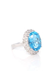 Baikalla Jewelry Gemstone Ring Baikalla™ Sterling Silver Sky Blue Topaz Ring