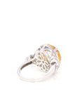 Baikalla Jewelry Gemstone Ring Baikalla™ Sterling Silver Natural Citrine 4 Prong Set Ring