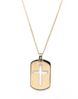 Baikalla Jewelry 14K Pure Yellow Gold Pendant Pendant Only 14k Yellow Gold Cross Pendant Necklace